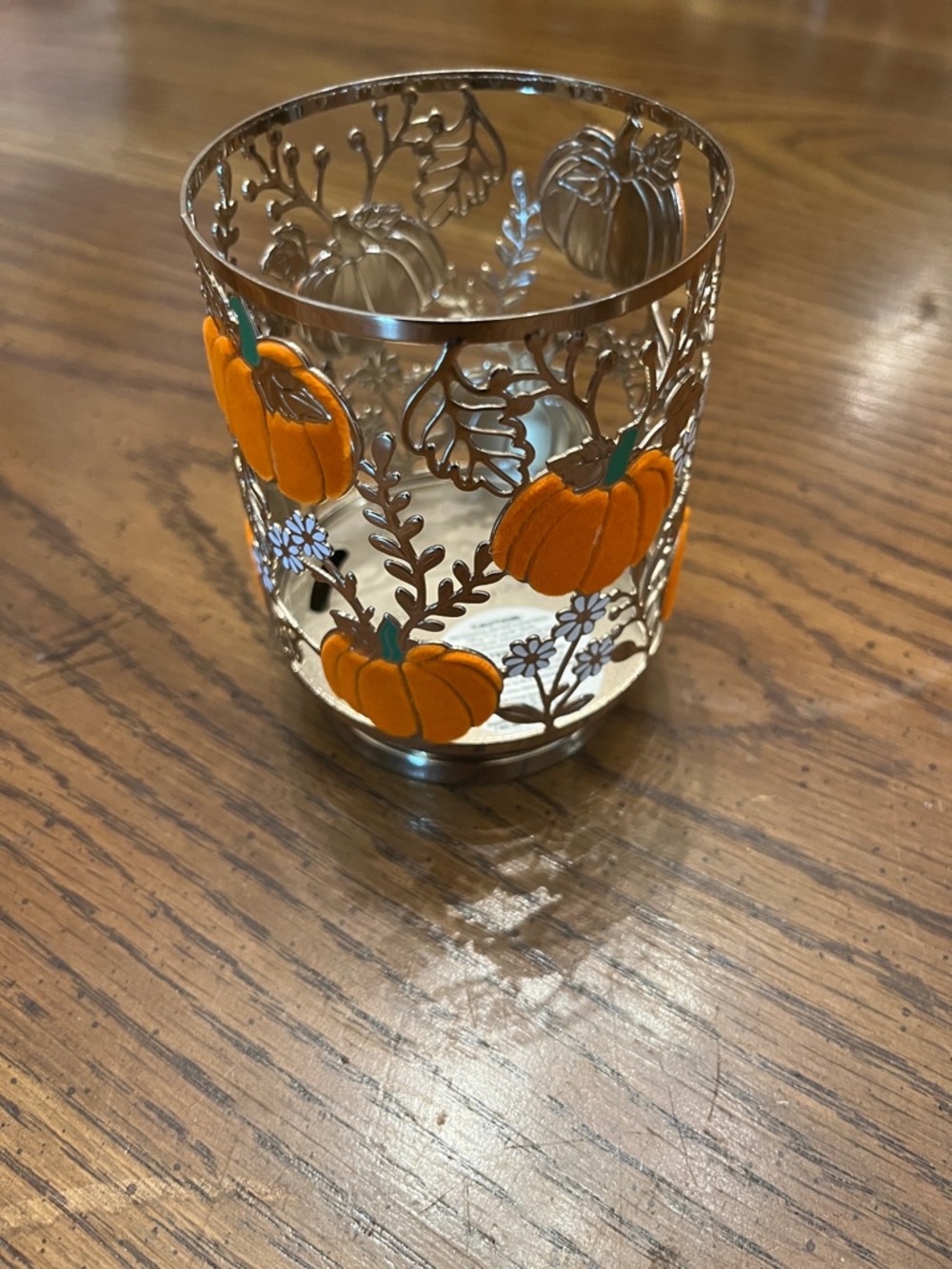 Bath & Body Works‎ Velvet Pumpkins Single Wick Candle Holder